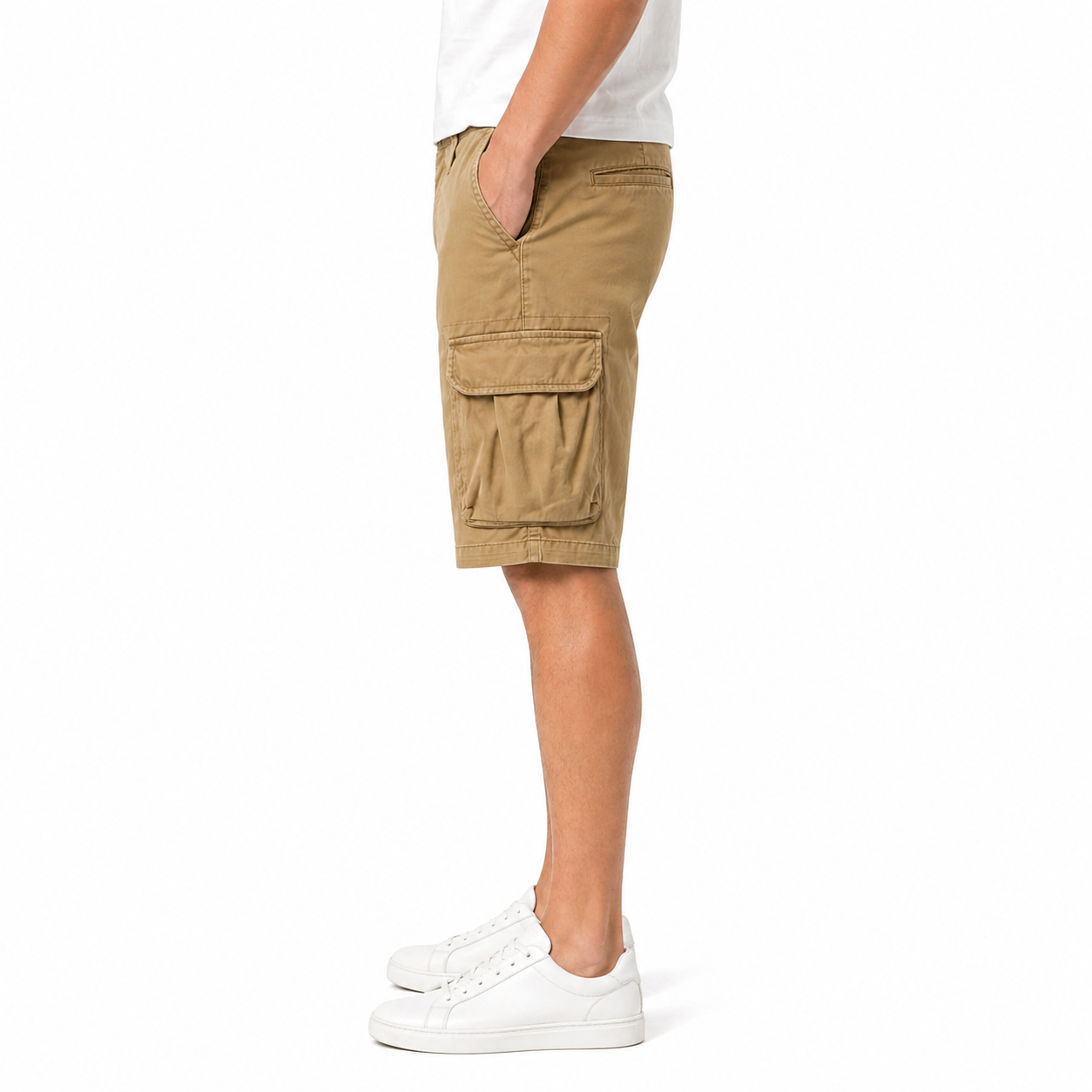 Men’s Casual Loose Fit Cargo Shorts | Multi-Pocket