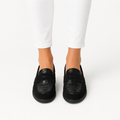 Comfortable Black Loafers for Women