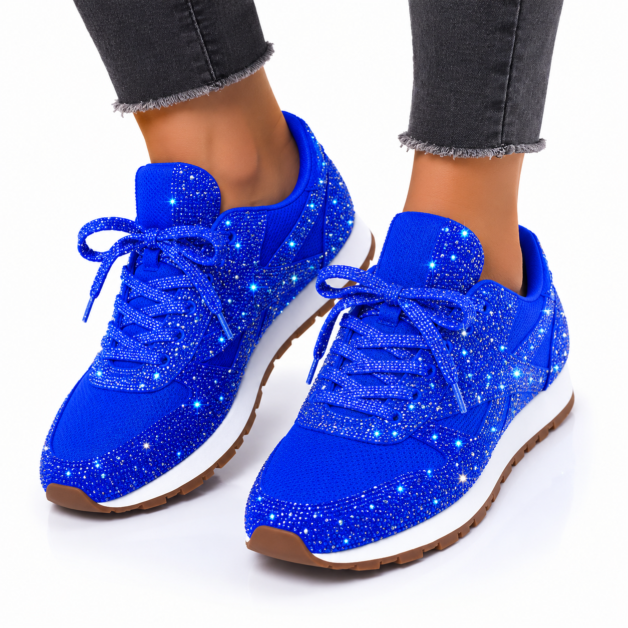Comfortable Glitter Sneakers for Women