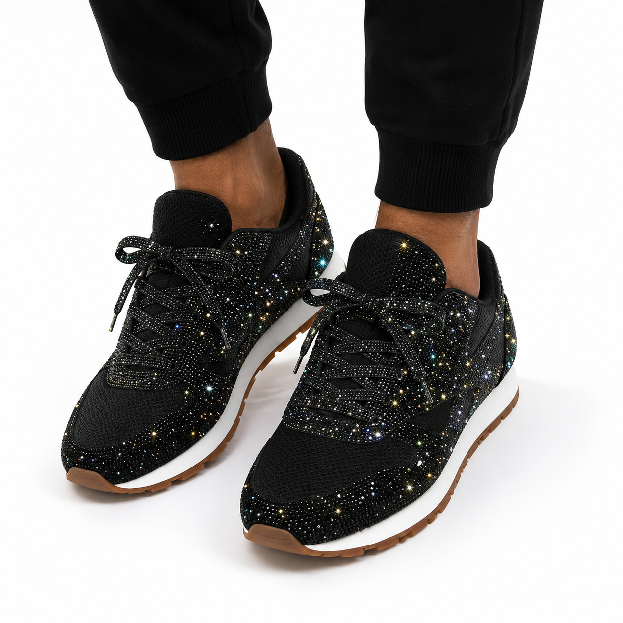 Comfortable Glitter Sneakers for Women