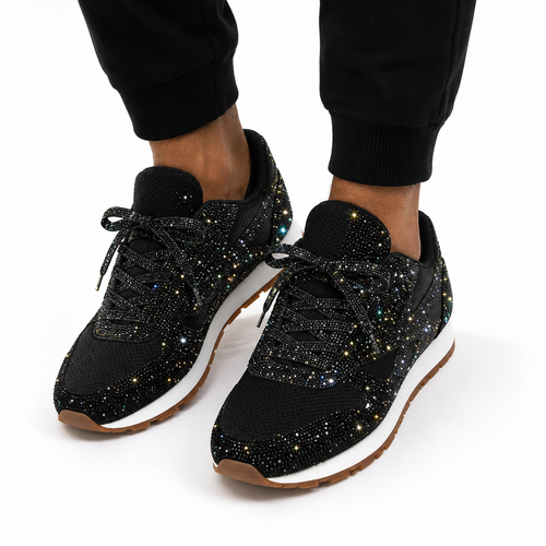 Comfortable Glitter Sneakers for Women