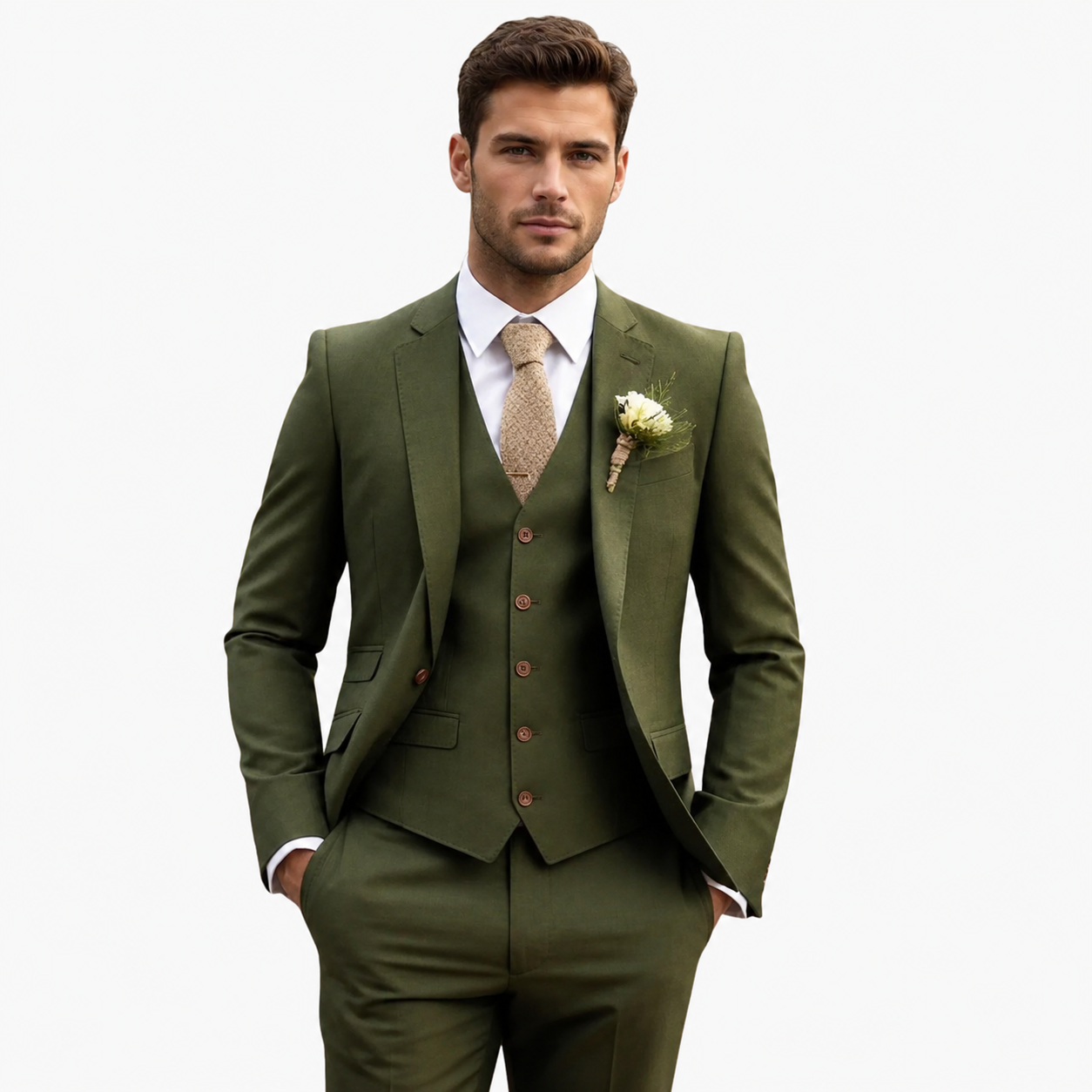 Complete Men's Fashion Wedding Suit