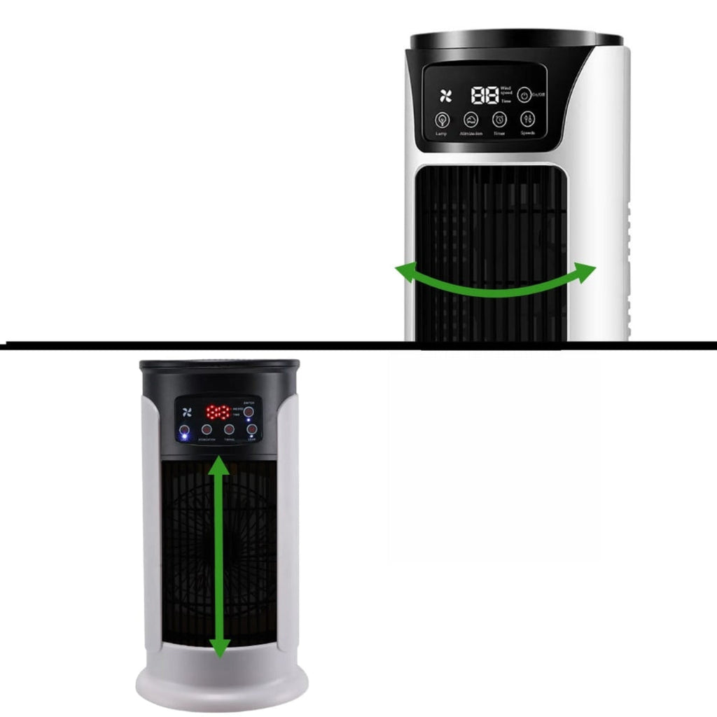 Compact Portable Evaporative Air Conditioner for Energy-Efficient Cooling