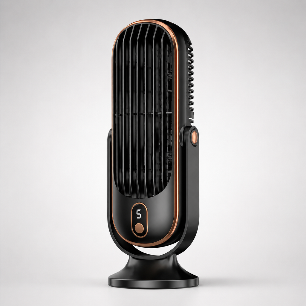 Portable Battery-Powered Cooling Fan - USB Desktop Fan