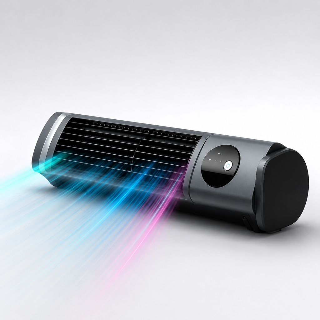 Adjustable Oscillating Portable Tower Fan with Timer Feature