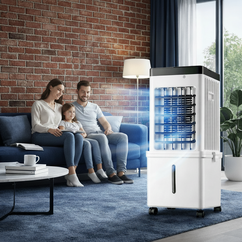 3-in-1 Air Cooler: Fan and Humidifier Integrated