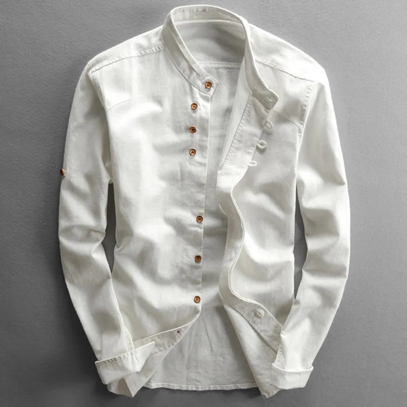 Men's Stylish Stand-Up Collar Shirt