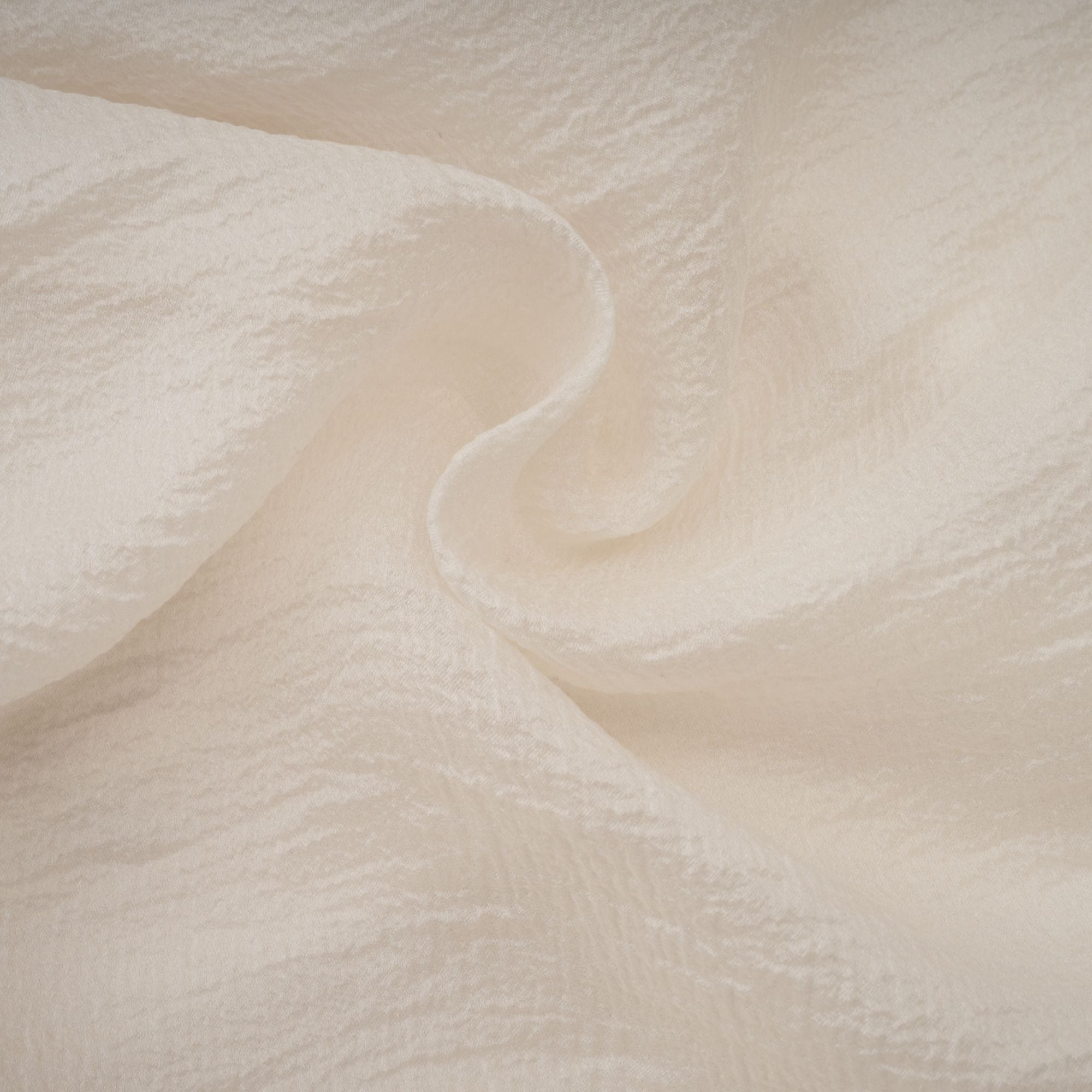 Cream Ruffled Mini Dress with Floral Detailing for Women - Sonia