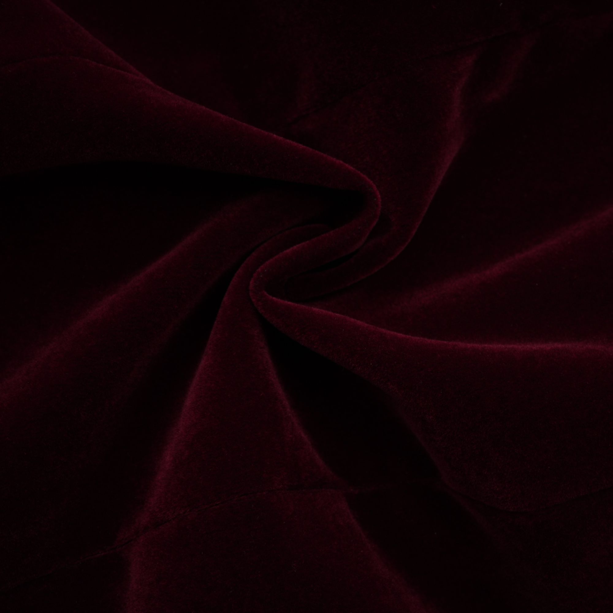 Burgundy Strapless Mini Dress with Velvet Flower Detailing for Women - Angelica