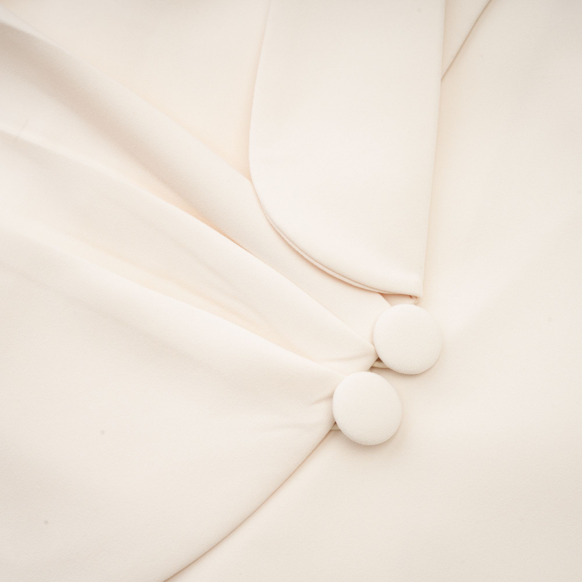 Ivory Embellished Blazer Mini Dress with Long Sleeves for Women - Teresa