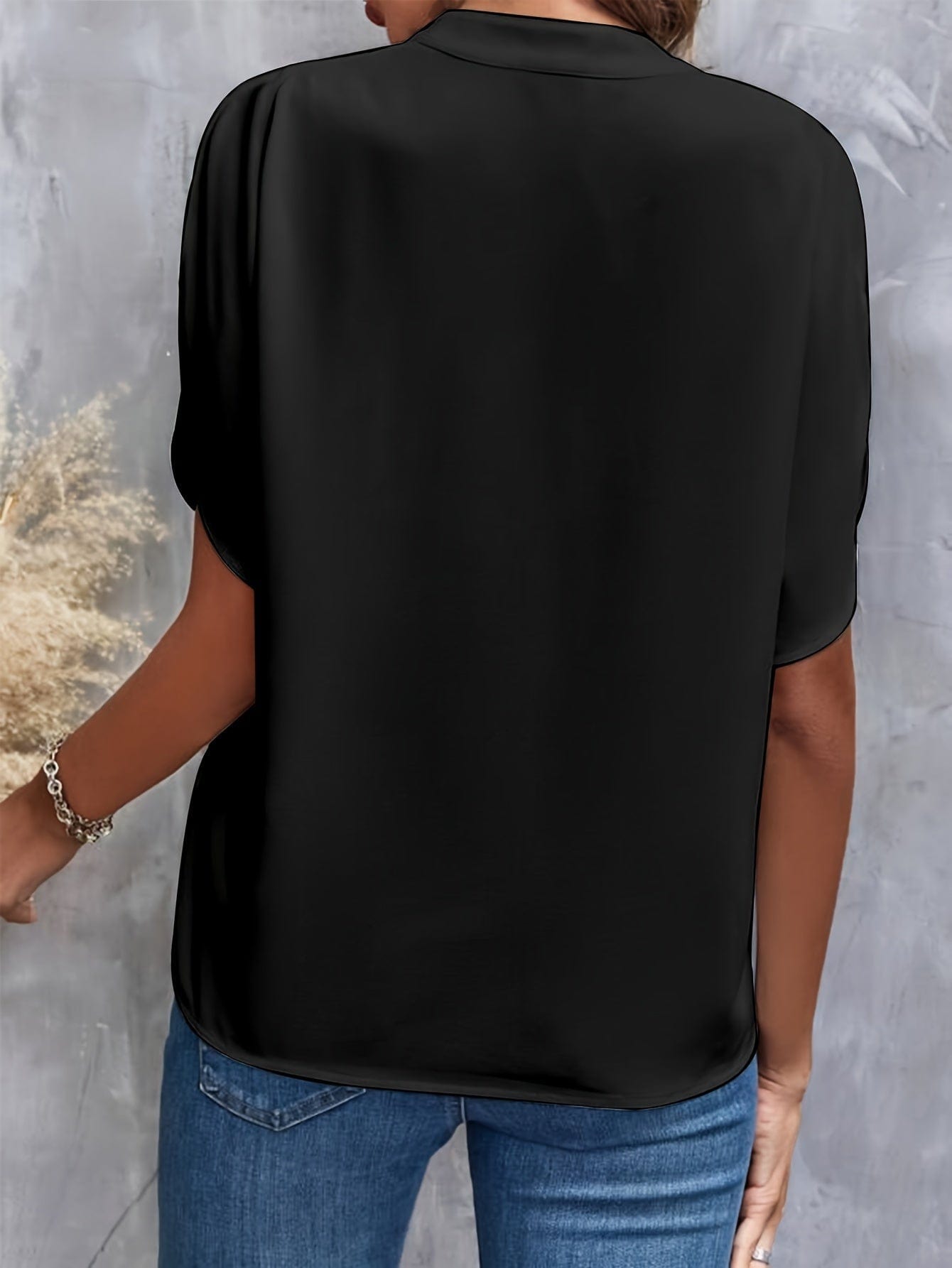 Women's Business Casual Office Blouse | V-Neck