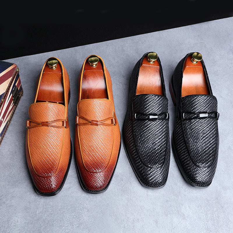 Men's Smart Casual Textured Loafers | Slip-On