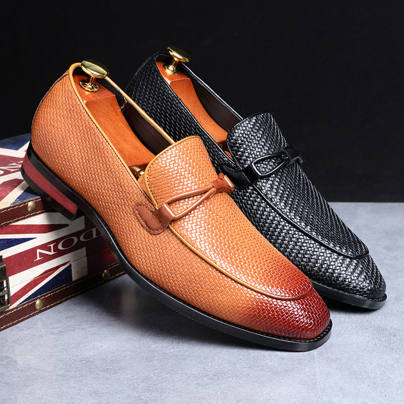 Men's Smart Casual Textured Loafers | Slip-On