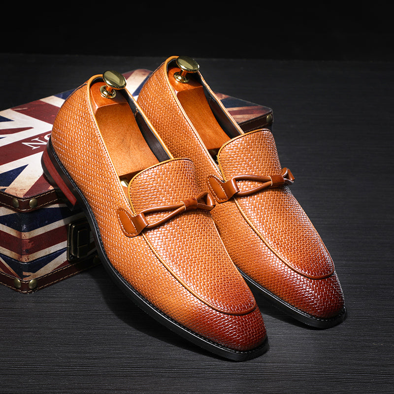 Men's Smart Casual Textured Loafers | Slip-On