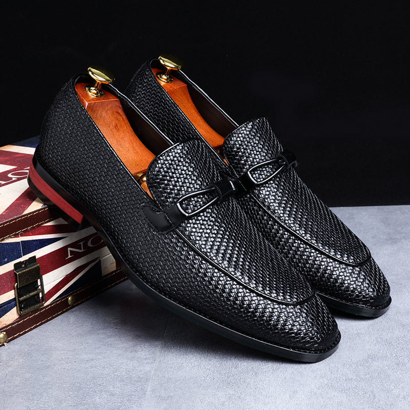Men's Smart Casual Textured Loafers | Slip-On