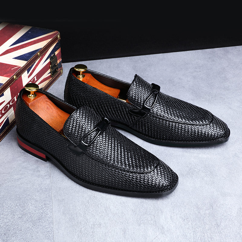 Men's Smart Casual Textured Loafers | Slip-On