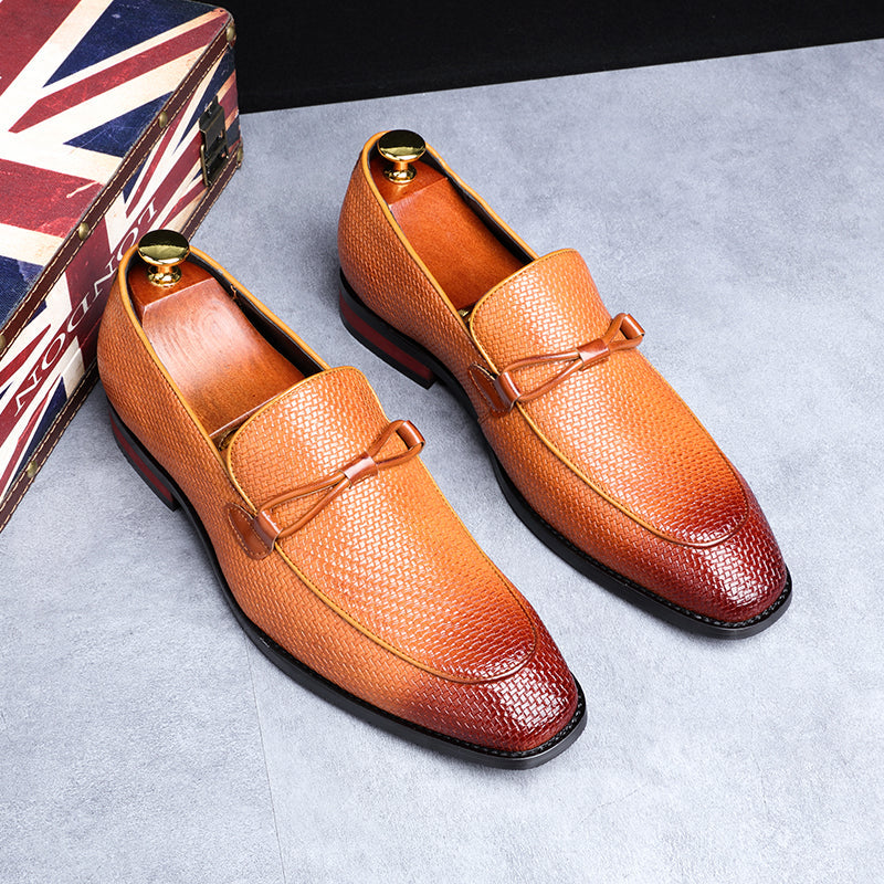 Men's Smart Casual Textured Loafers | Slip-On