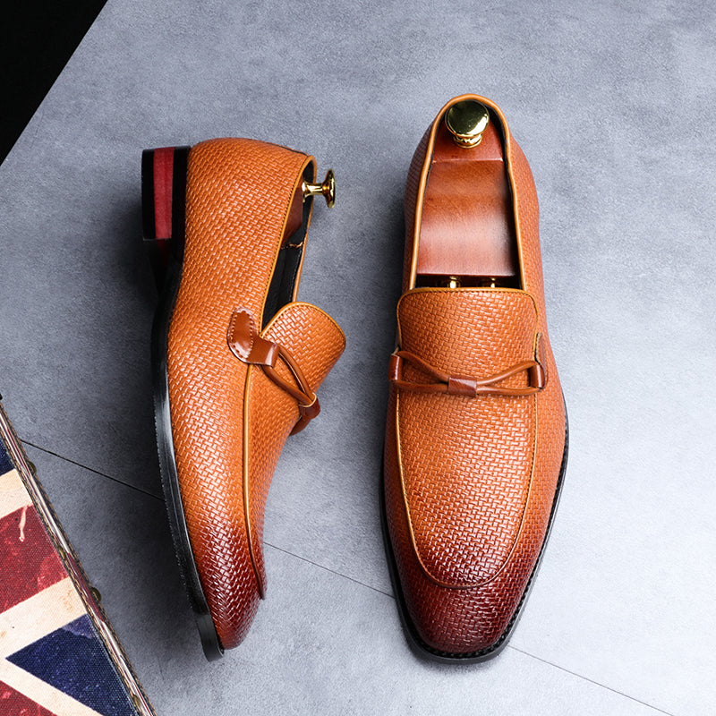 Men's Smart Casual Textured Loafers | Slip-On