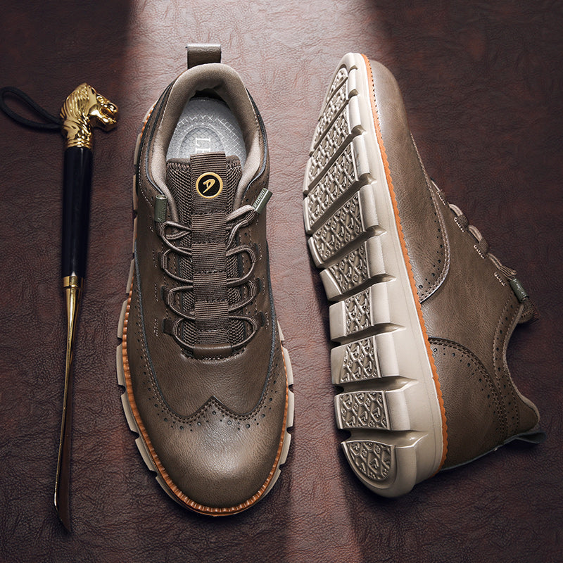 Men's Wingtip Brogue Sneakers | Smart Casual