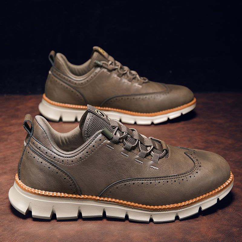 Men's Wingtip Brogue Sneakers | Smart Casual