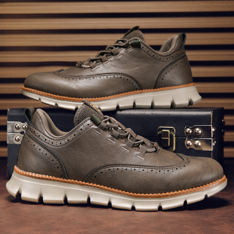 Men's Wingtip Brogue Sneakers | Smart Casual