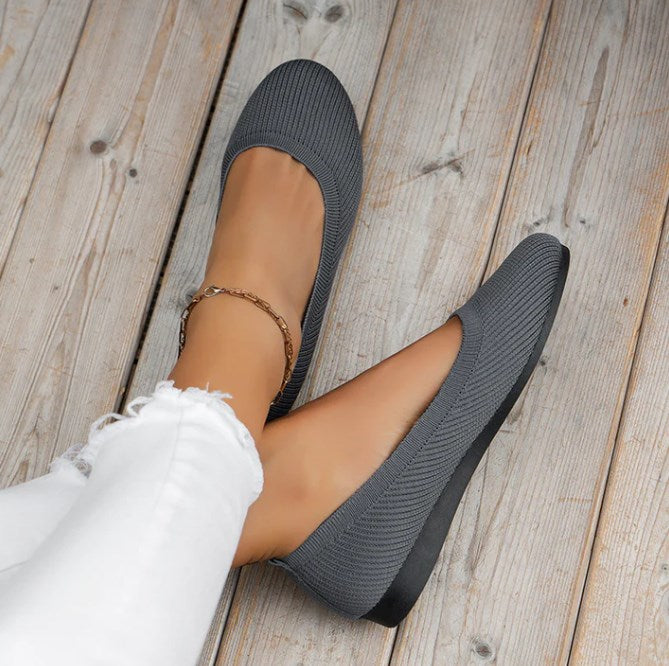 Women's Slip-On Ballerina Flats | Round Toe