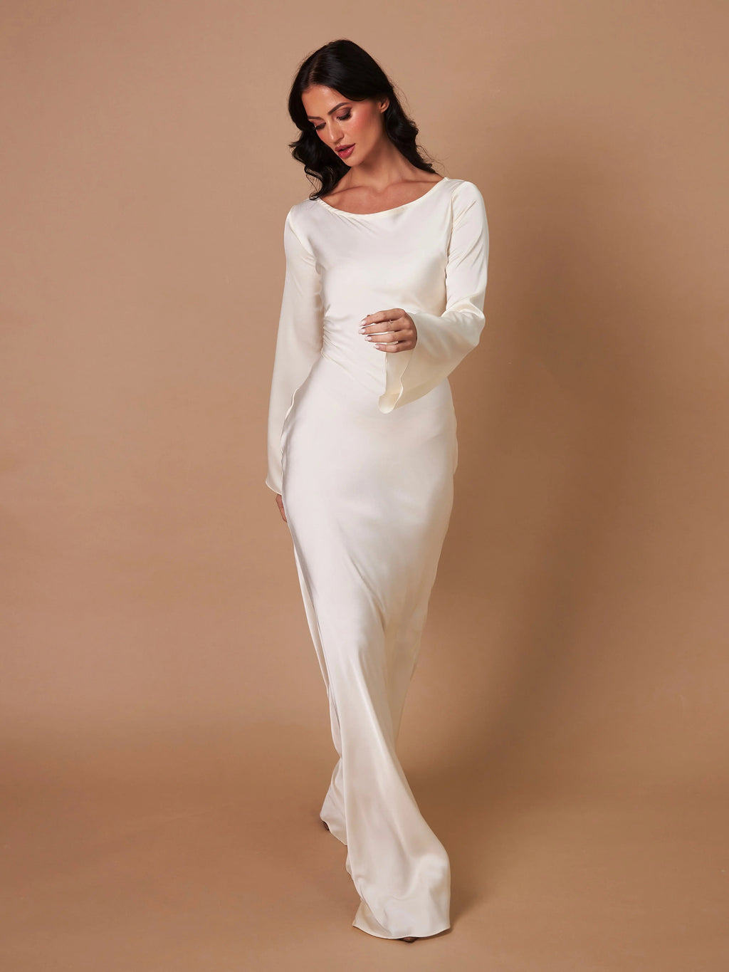 Maxi Mermaid Style Dress for Wedding Guests