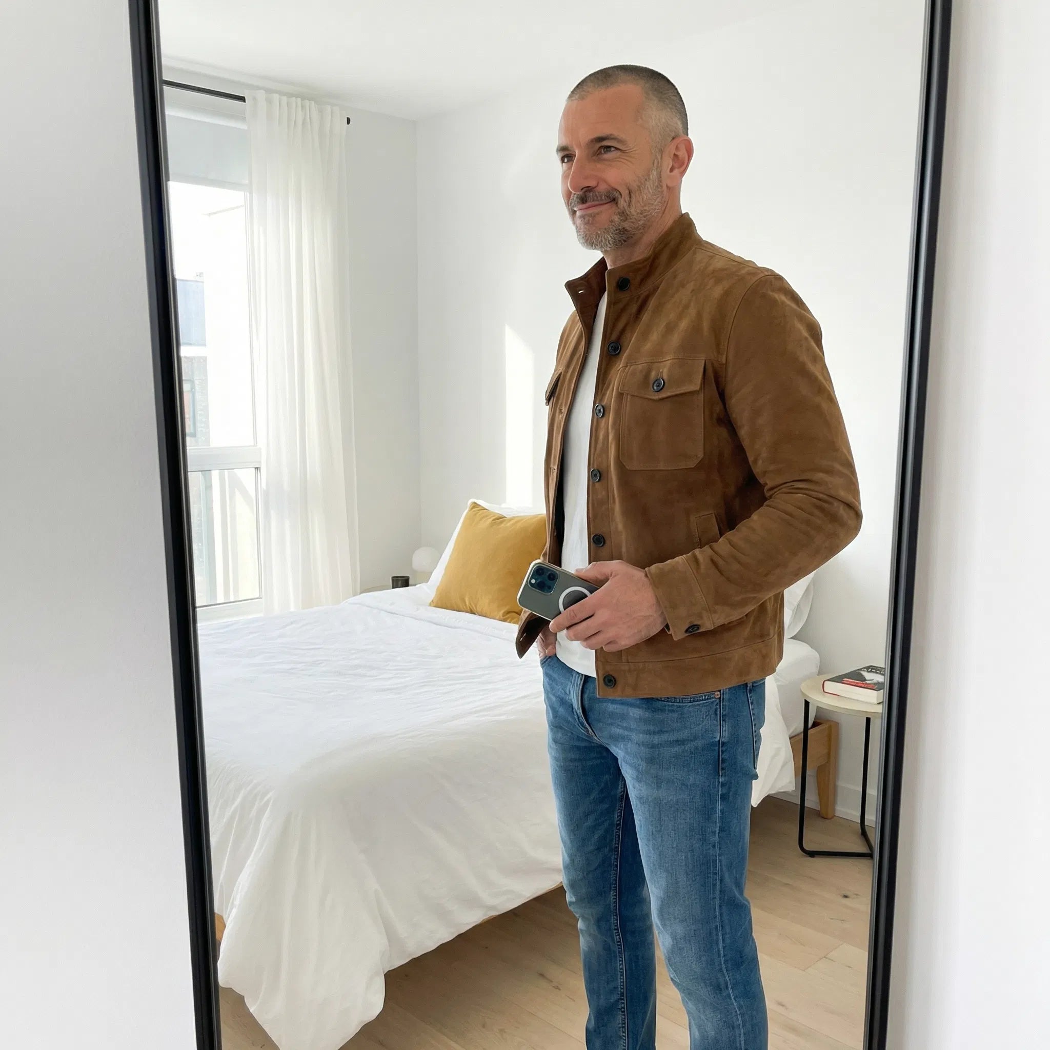 Men's Casual Trucker Jacket | Slim Fit