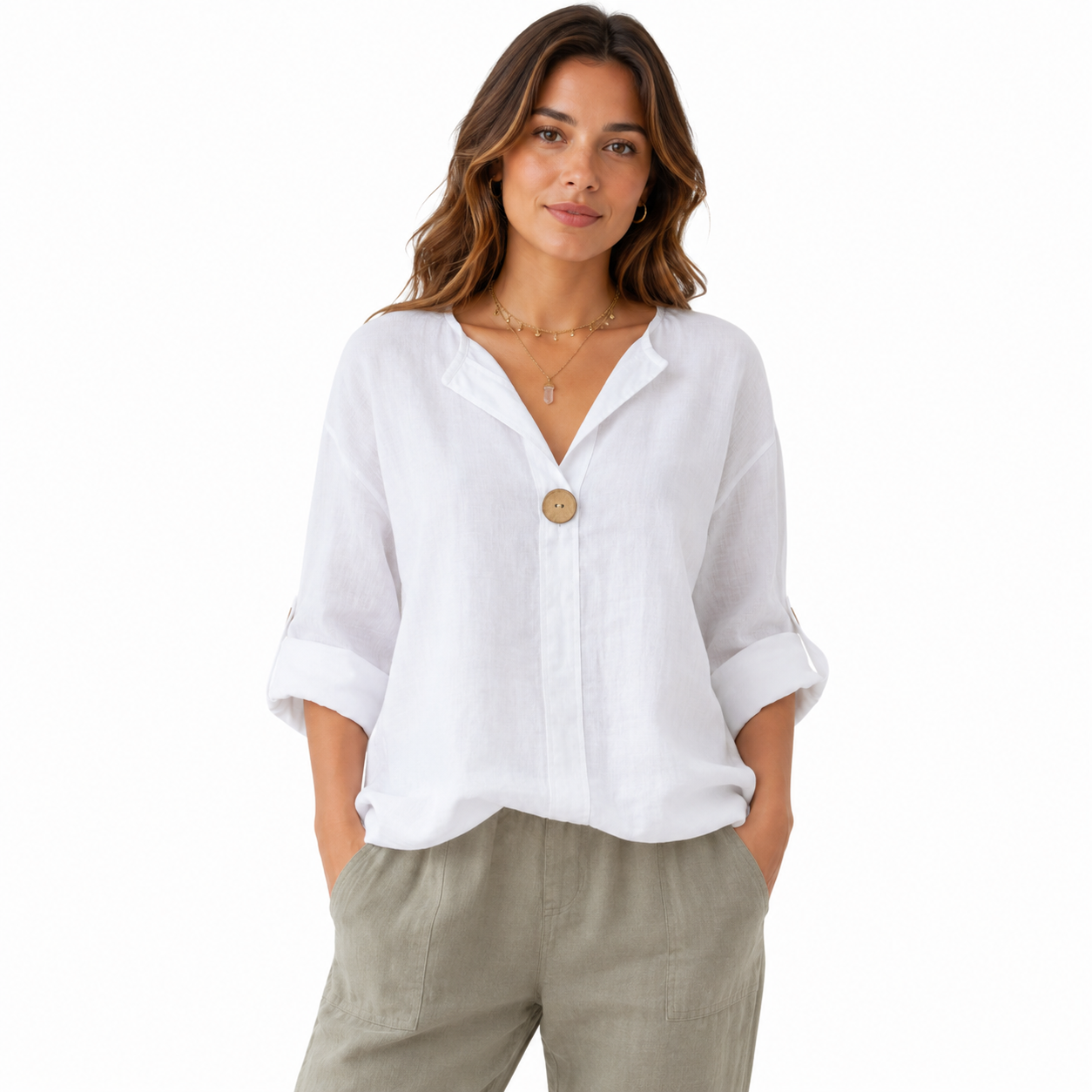 Elegant Long Sleeve Blouse for Women