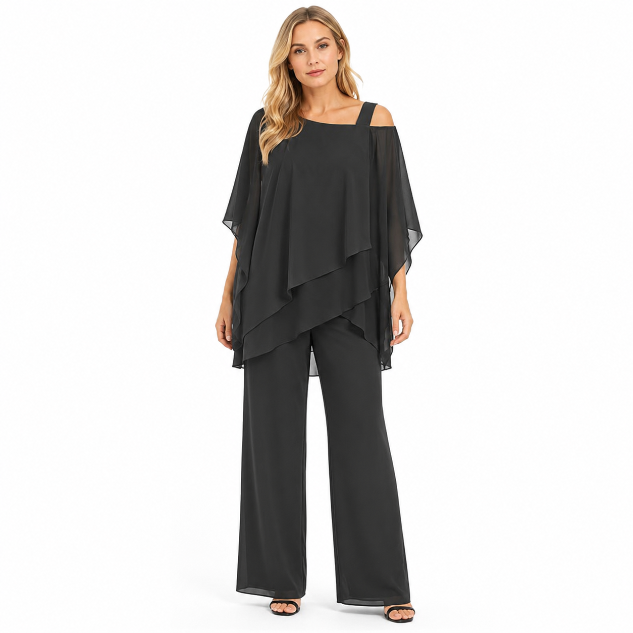 Elegant Women's Chiffon Festive Attire
