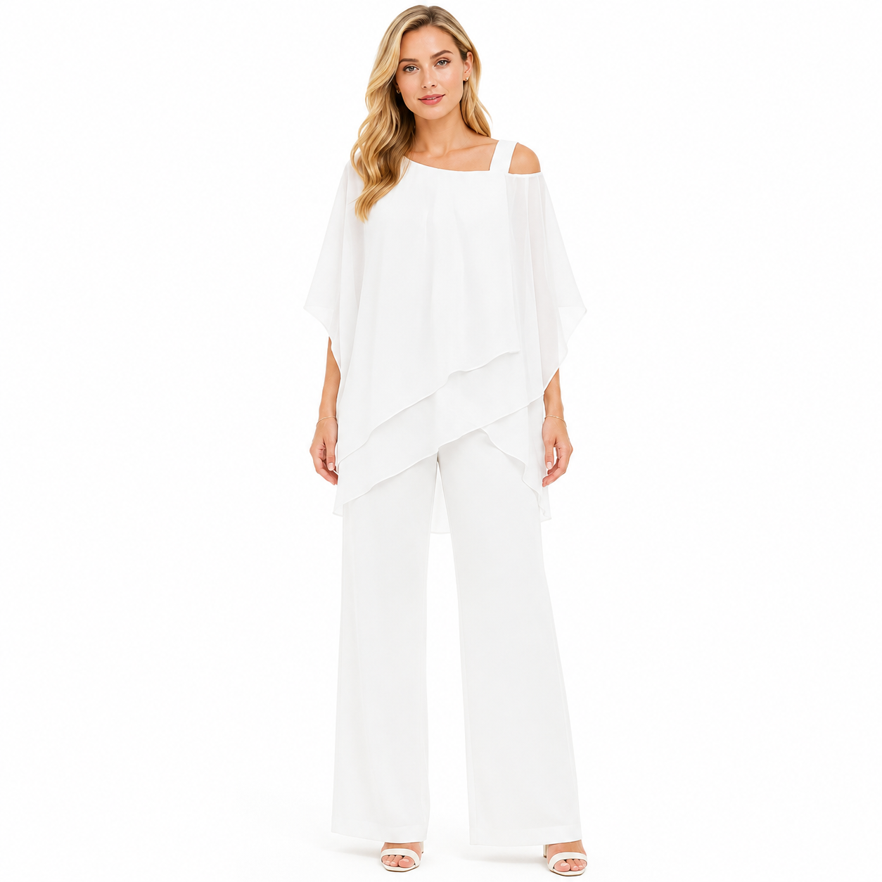 Elegant Women's Chiffon Festive Attire