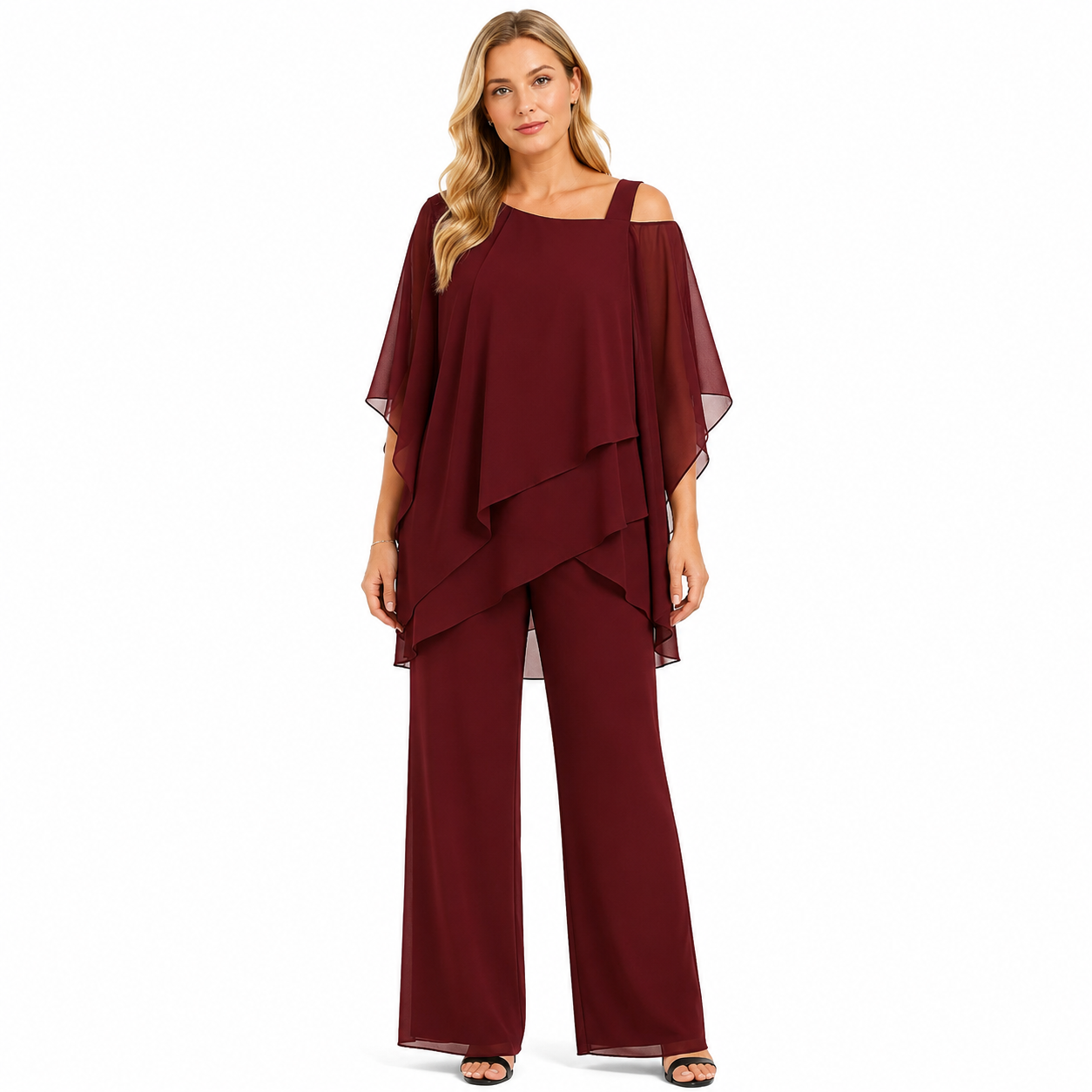 Elegant Women's Chiffon Festive Attire