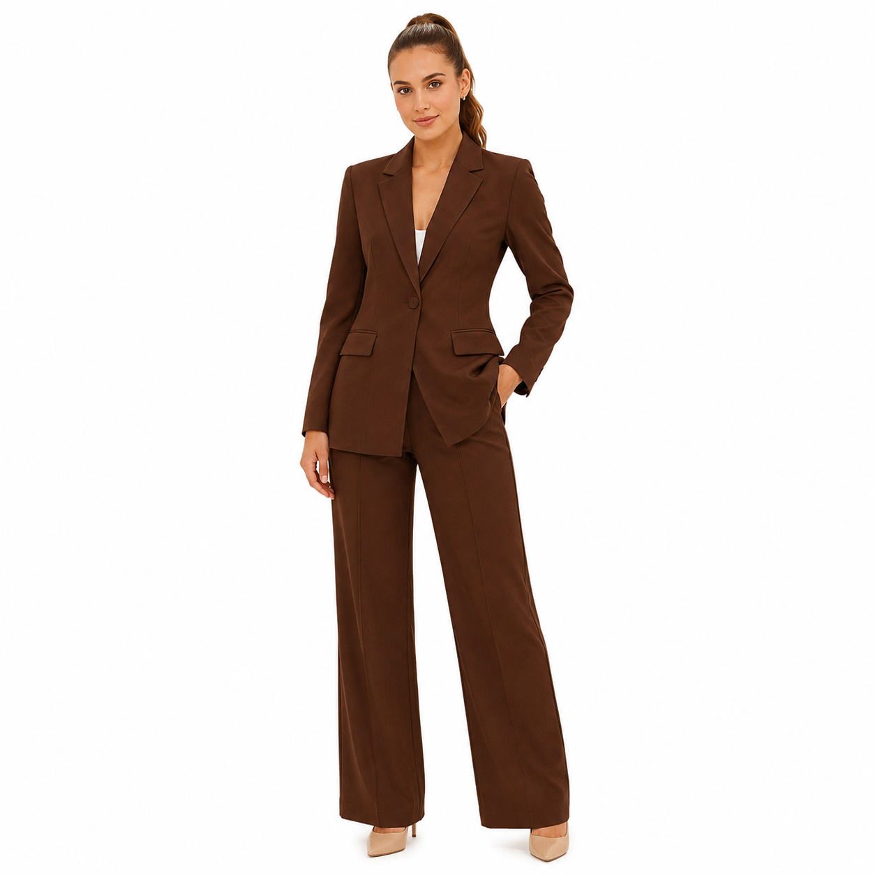 Elegant Women's Modern Twin Suit