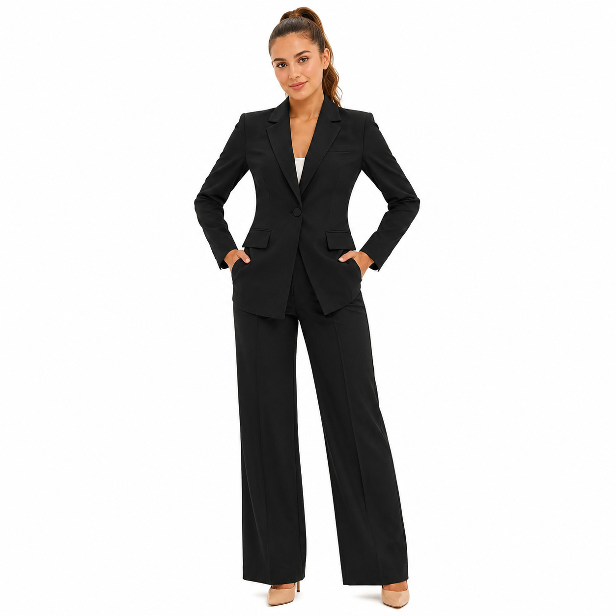 Elegant Women's Modern Twin Suit