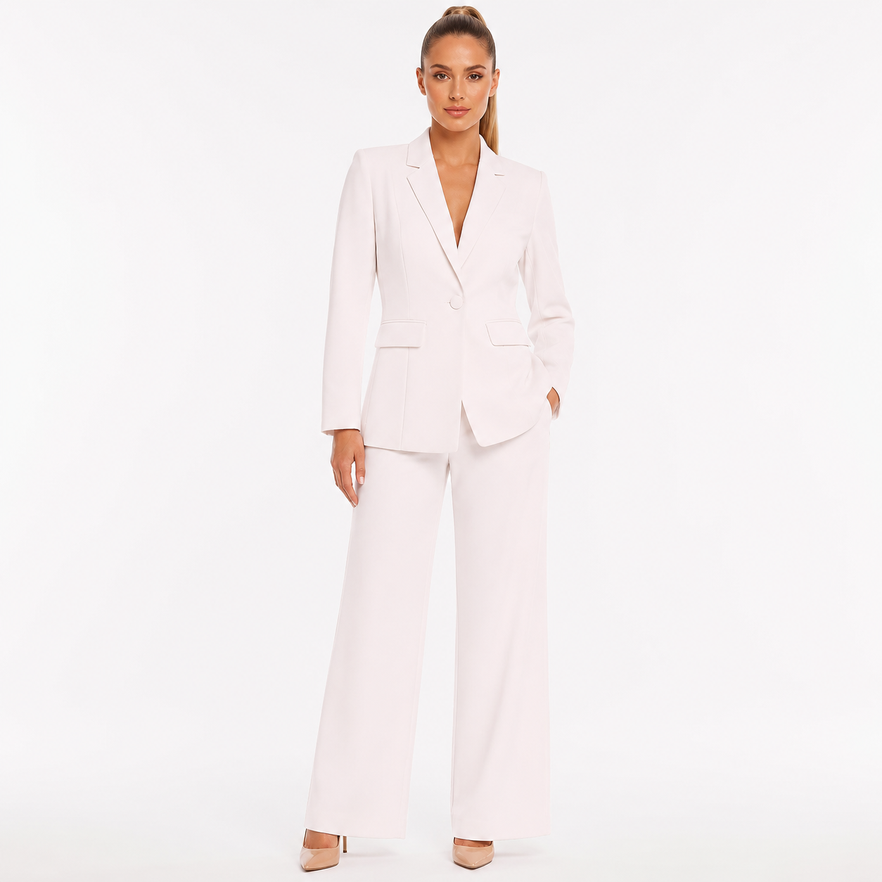 Elegant Women's Modern Twin Suit
