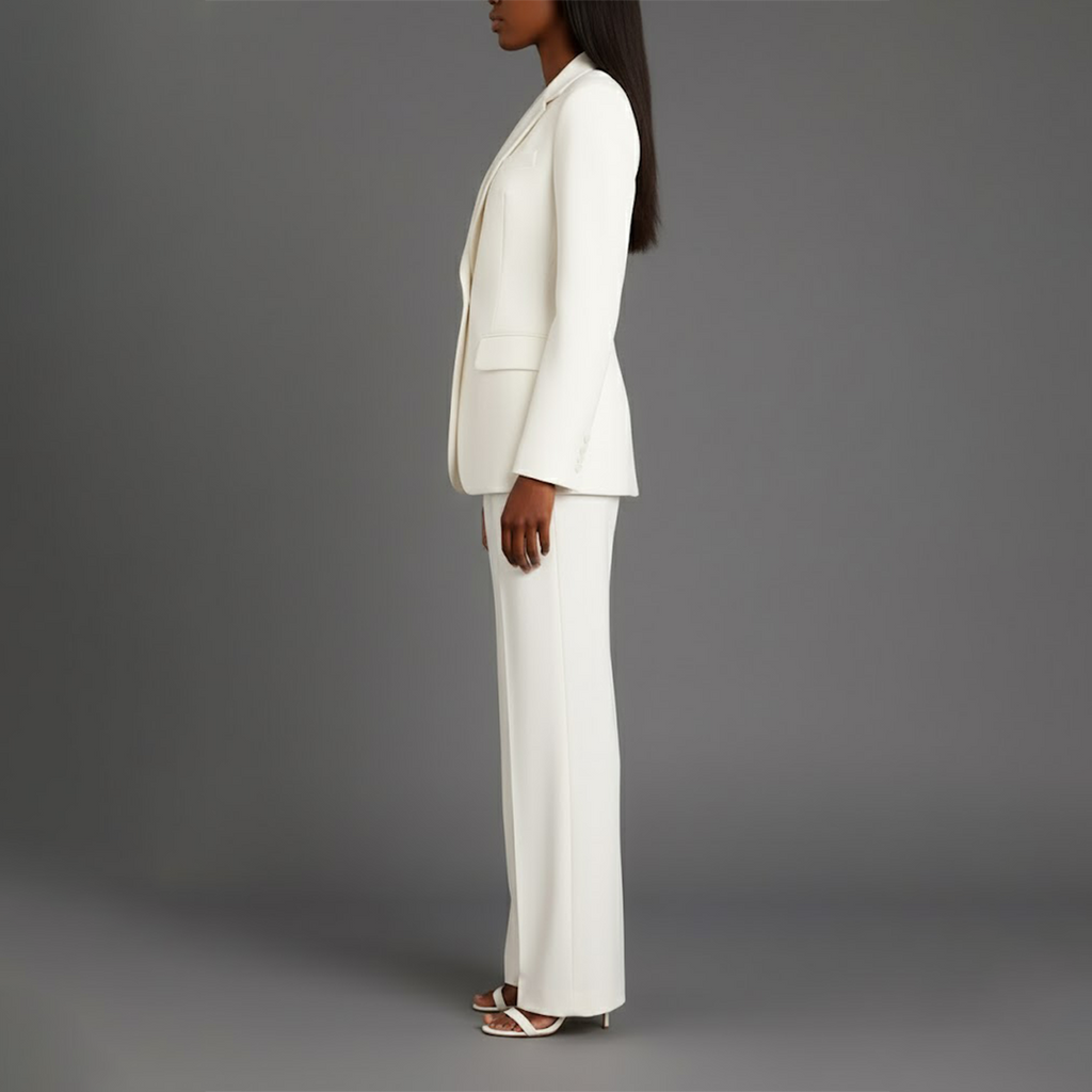 Tailored Long Women's Formal Suit Set