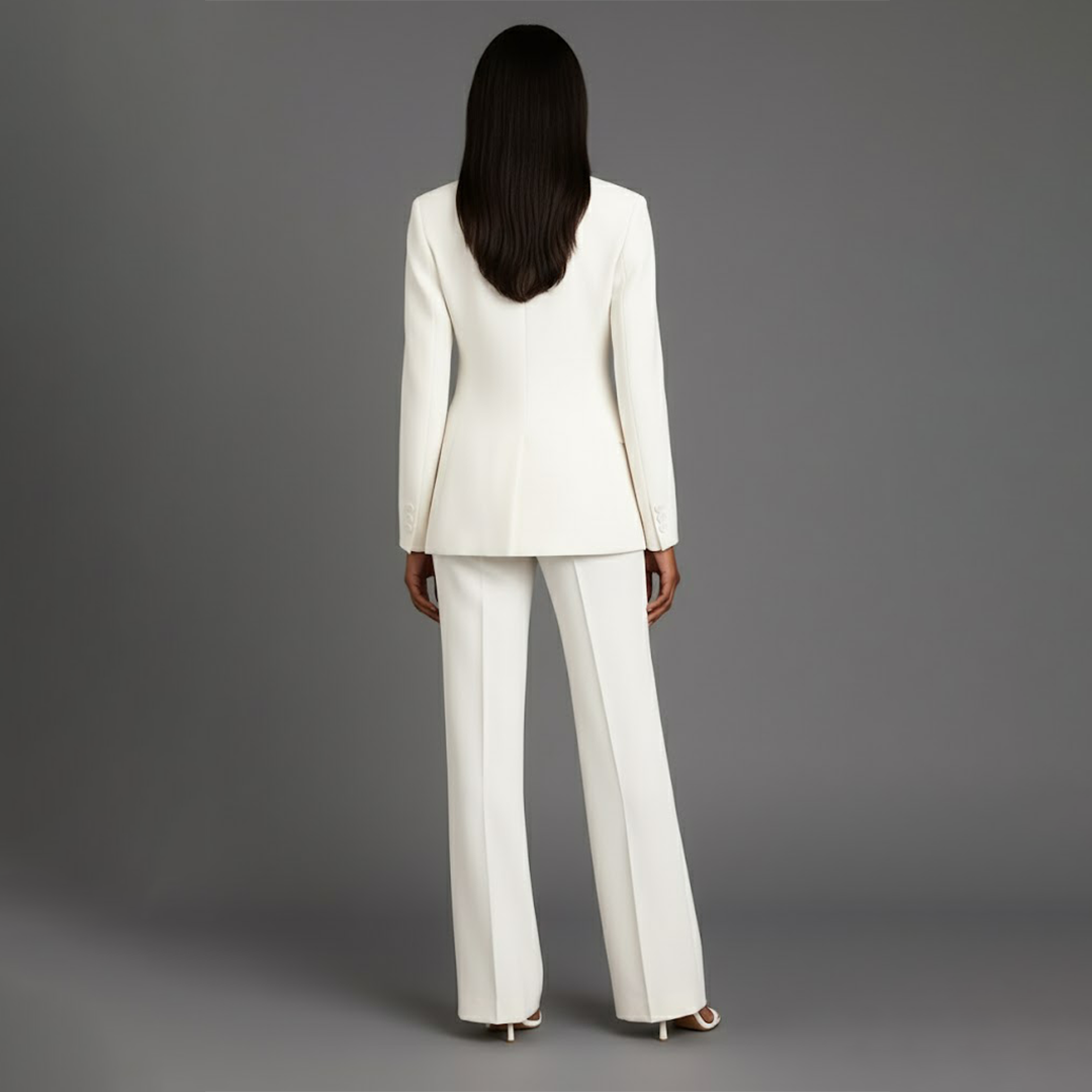 Tailored Long Women's Formal Suit Set