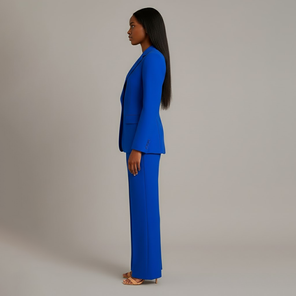 Tailored Long Women's Formal Suit Set