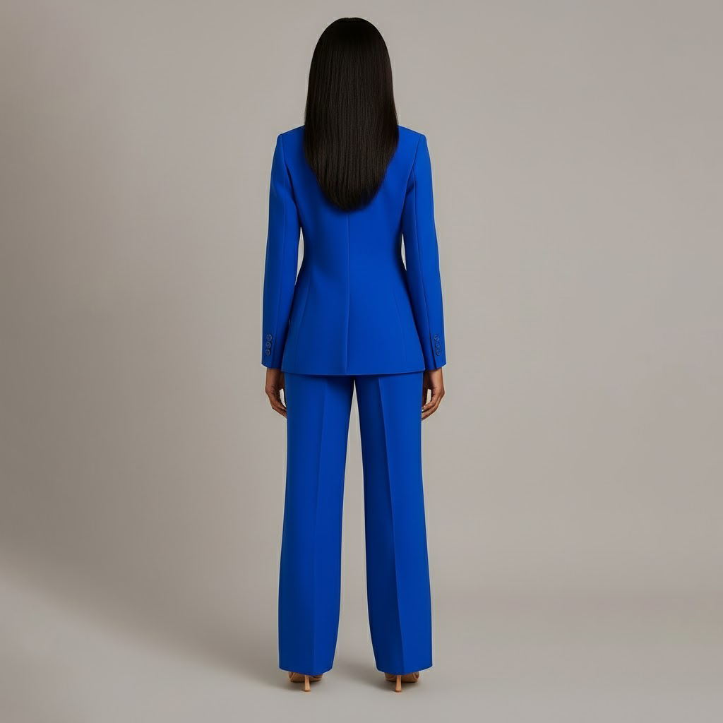 Tailored Long Women's Formal Suit Set