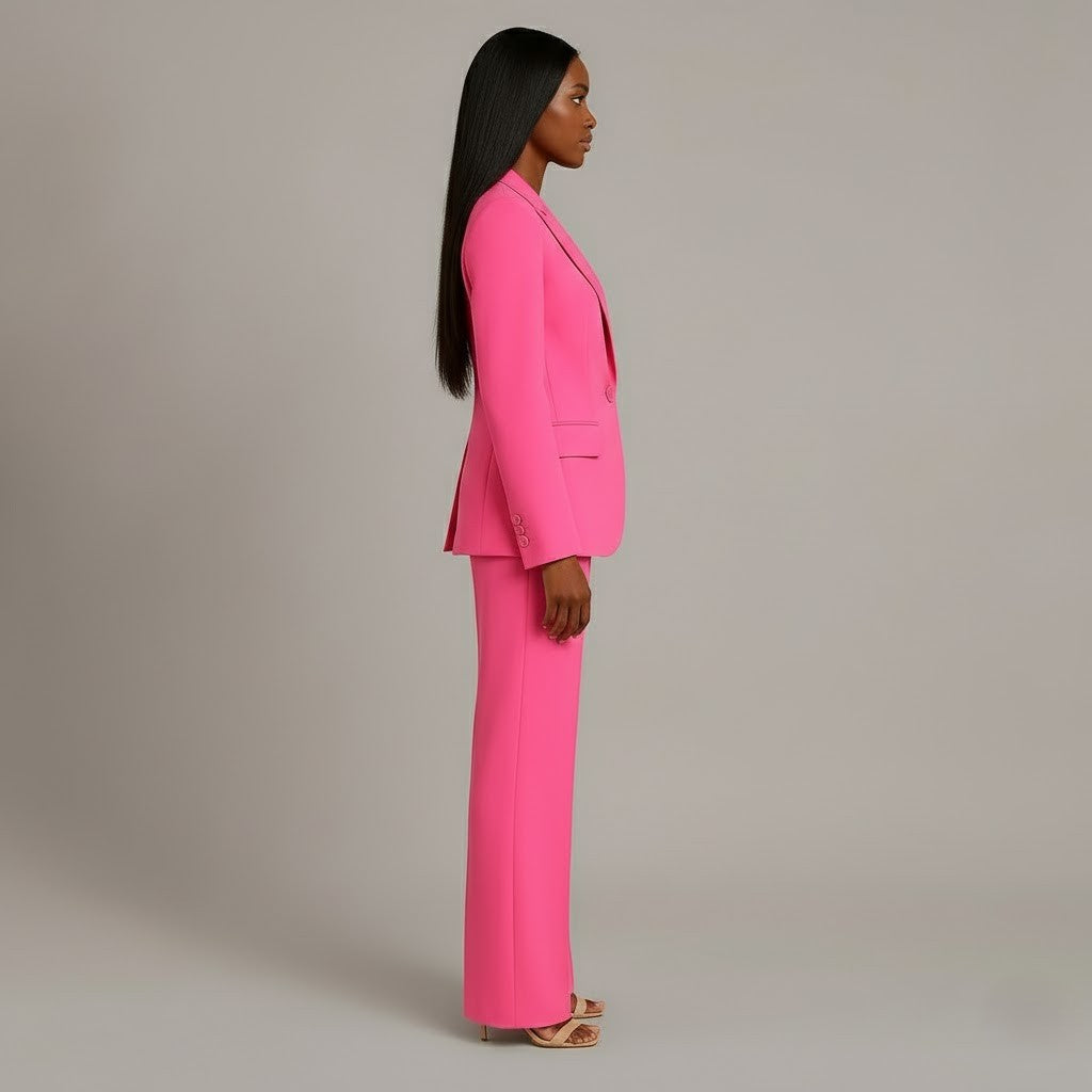 Tailored Long Women's Formal Suit Set
