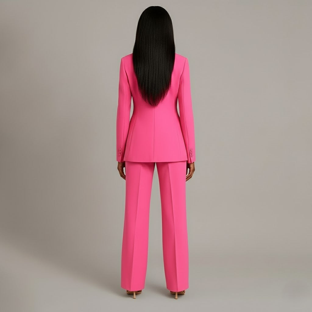 Tailored Long Women's Formal Suit Set
