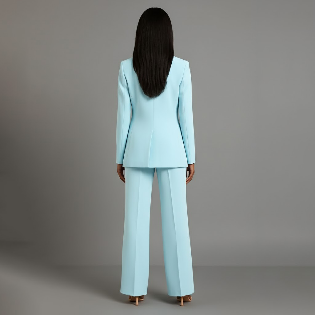 Tailored Long Women's Formal Suit Set