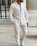 Men's Summer Two-Piece Outfit | Shirt and Pants