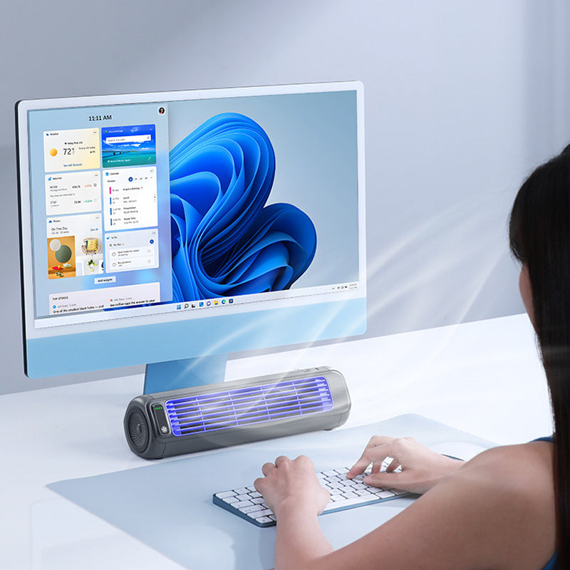 Compact Wall-Mountable Air Conditioner with Quick Cooling and Extended Battery Life