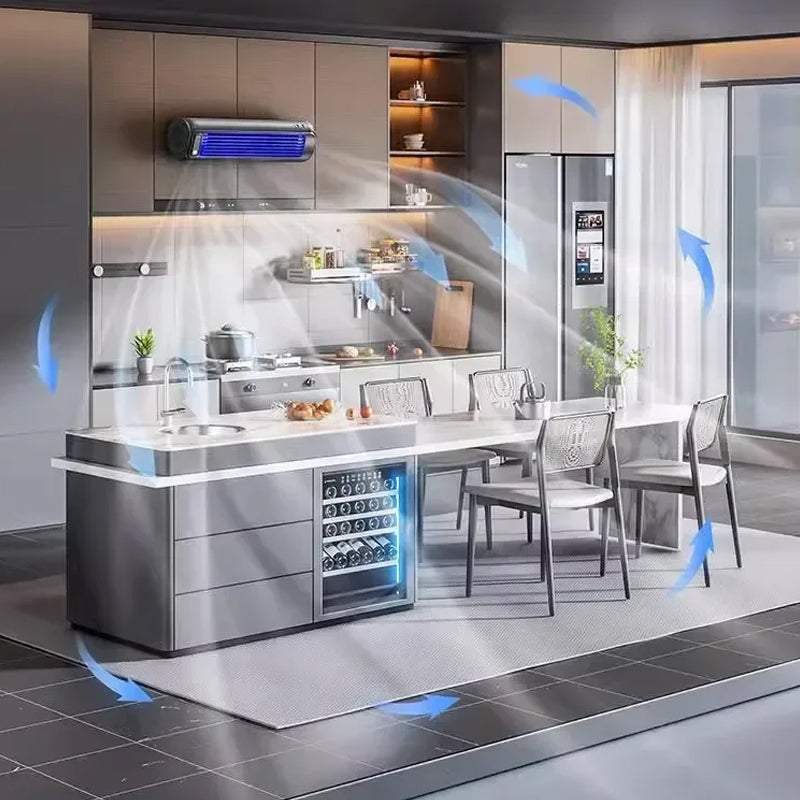 Compact Wall-Mountable Air Conditioner with Quick Cooling and Extended Battery Life