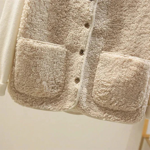 Women’s Warm Winter Button-Up Vest | with Pockets
