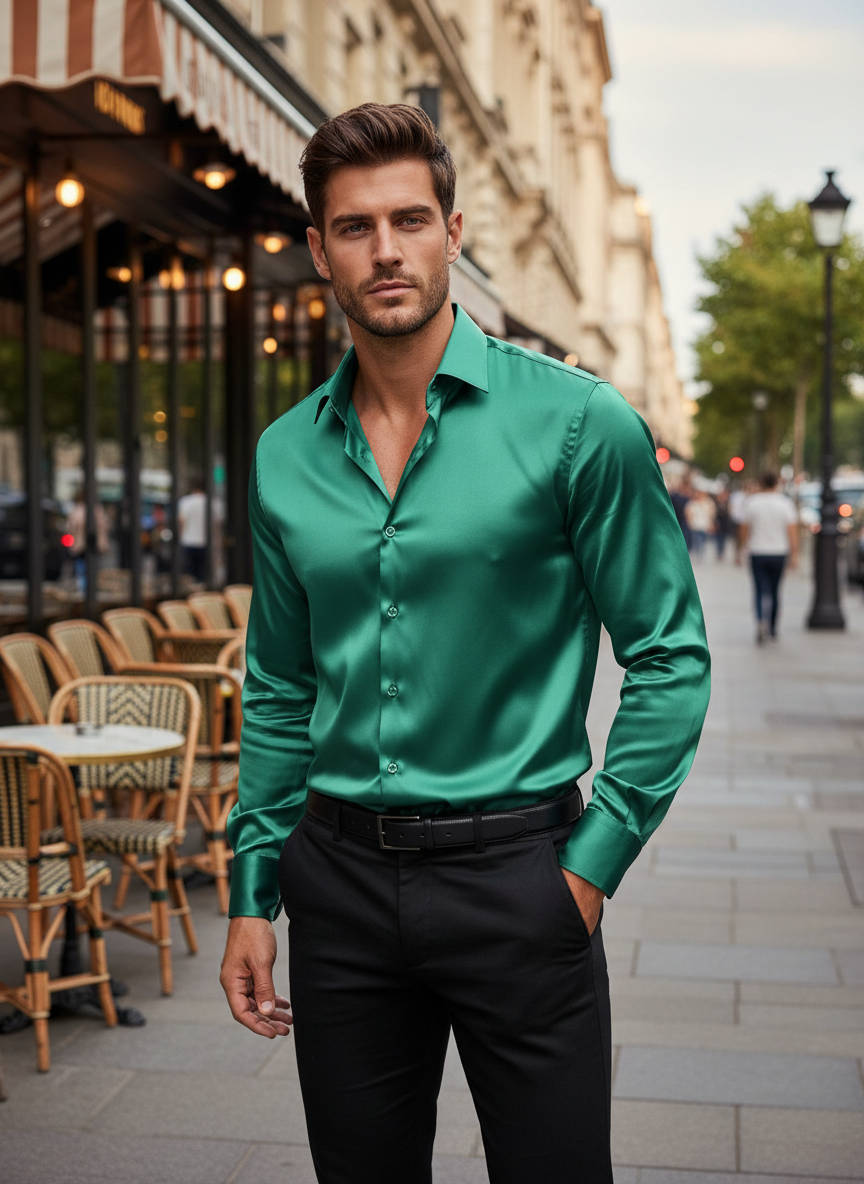 Men's Formal Dress Shirt | Long Sleeve Button-Down
