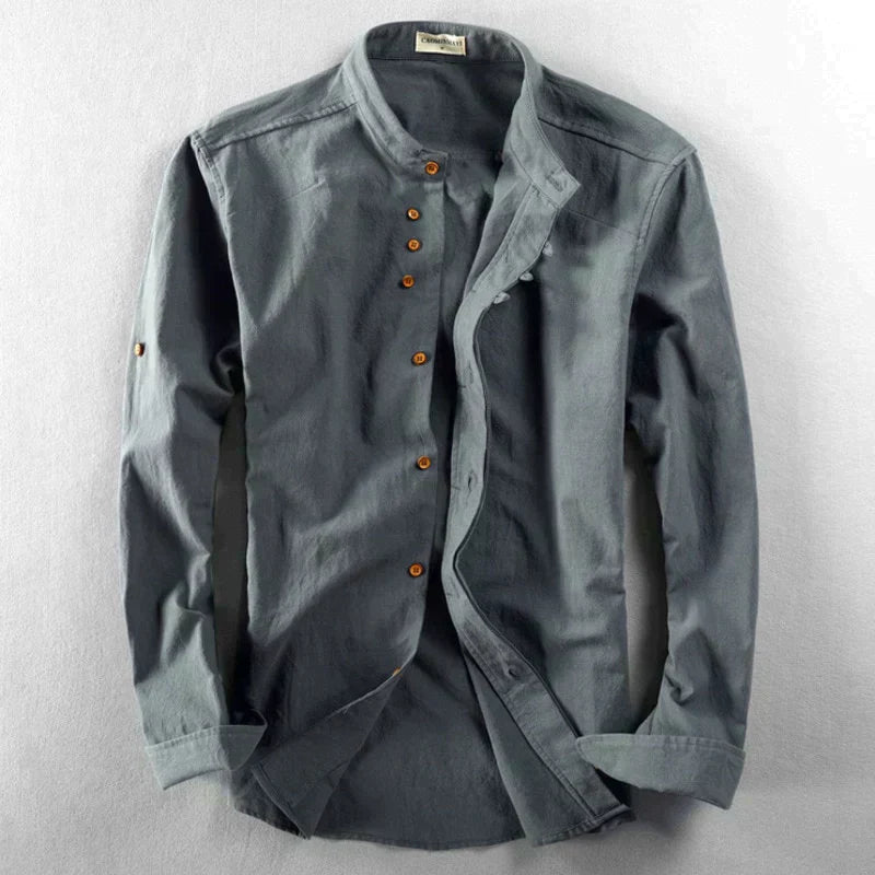 Men's Stylish Stand-Up Collar Shirt