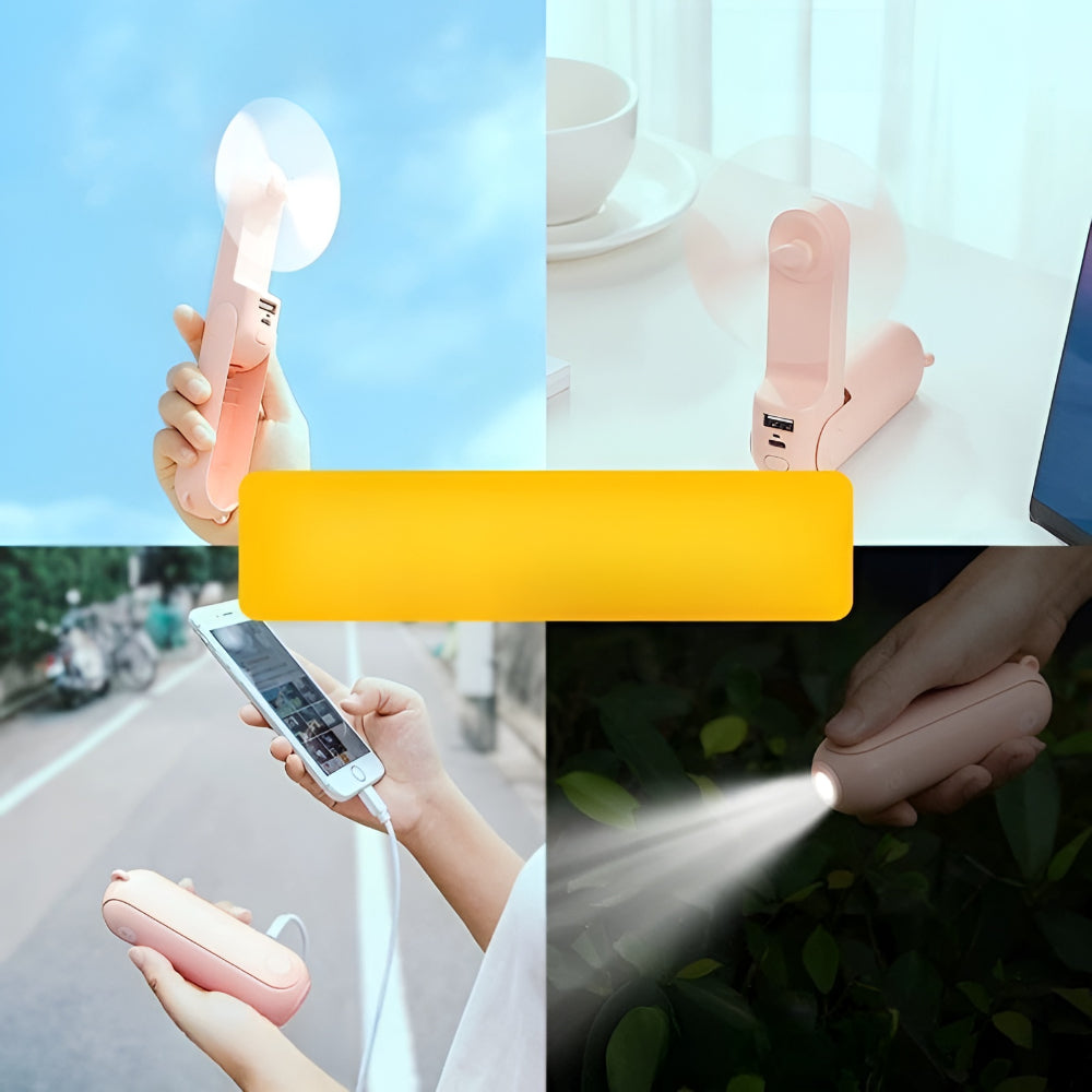 Portable USB Rechargeable Pocket Cooling Fan