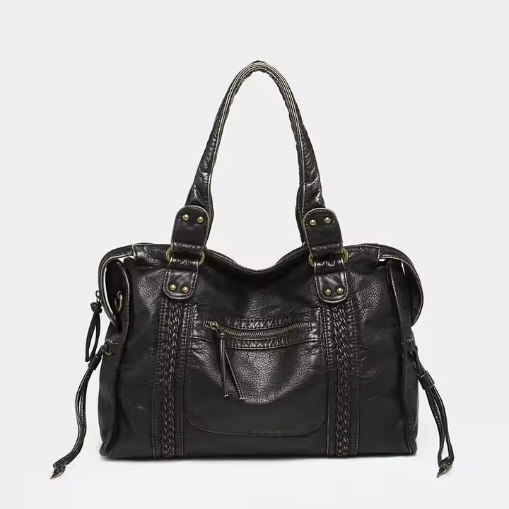 Women's Vintage Boho-Inspired Handbag | Spacious Compartment